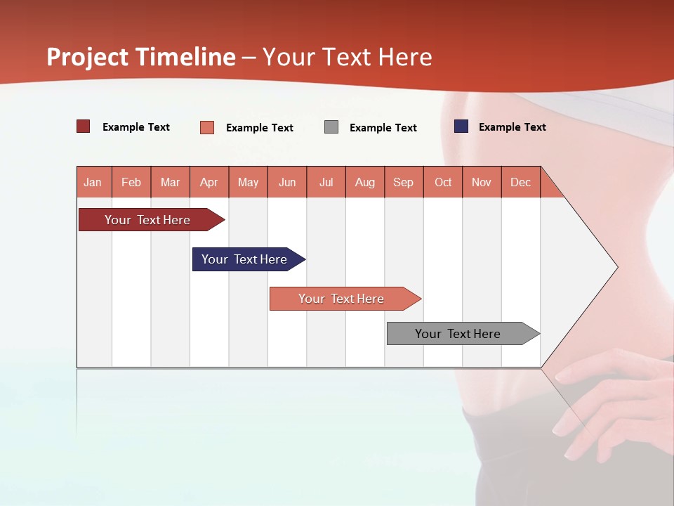 Fitness Losing Sea PowerPoint Template