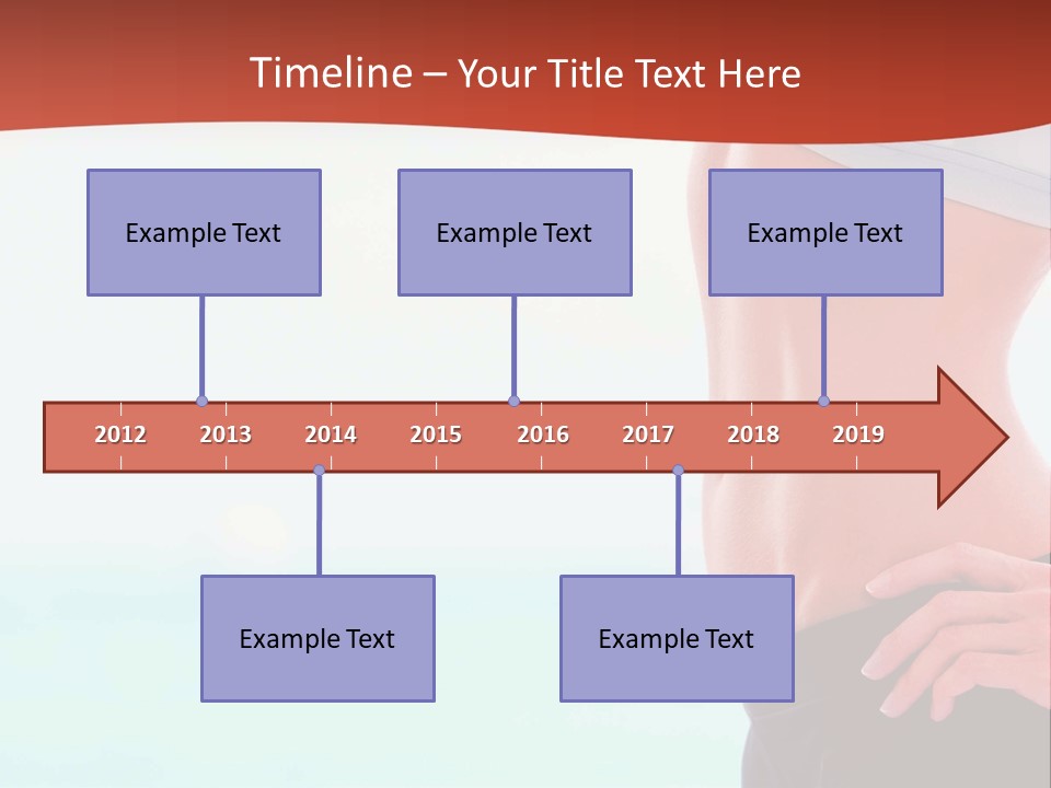 Fitness Losing Sea PowerPoint Template