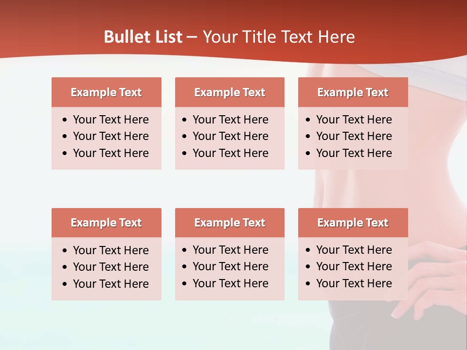 Fitness Losing Sea PowerPoint Template