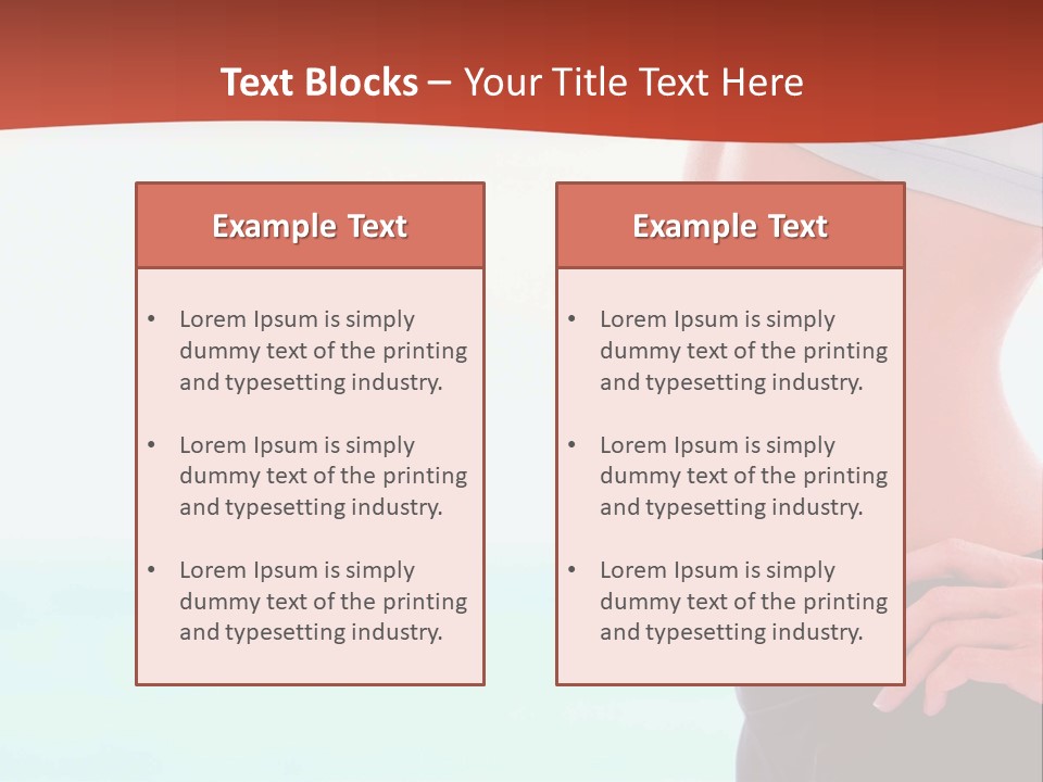 Fitness Losing Sea PowerPoint Template
