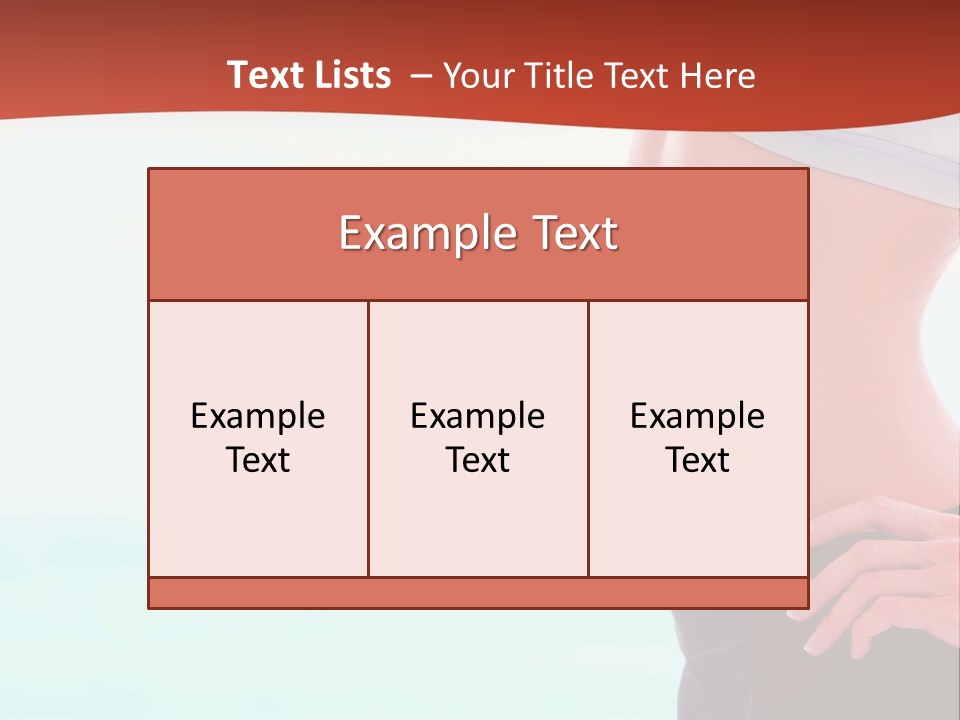Fitness Losing Sea PowerPoint Template