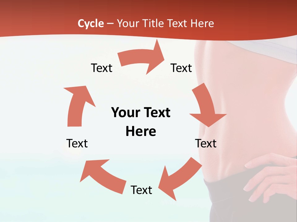 Fitness Losing Sea PowerPoint Template