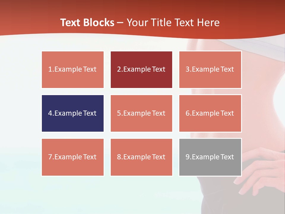 Fitness Losing Sea PowerPoint Template