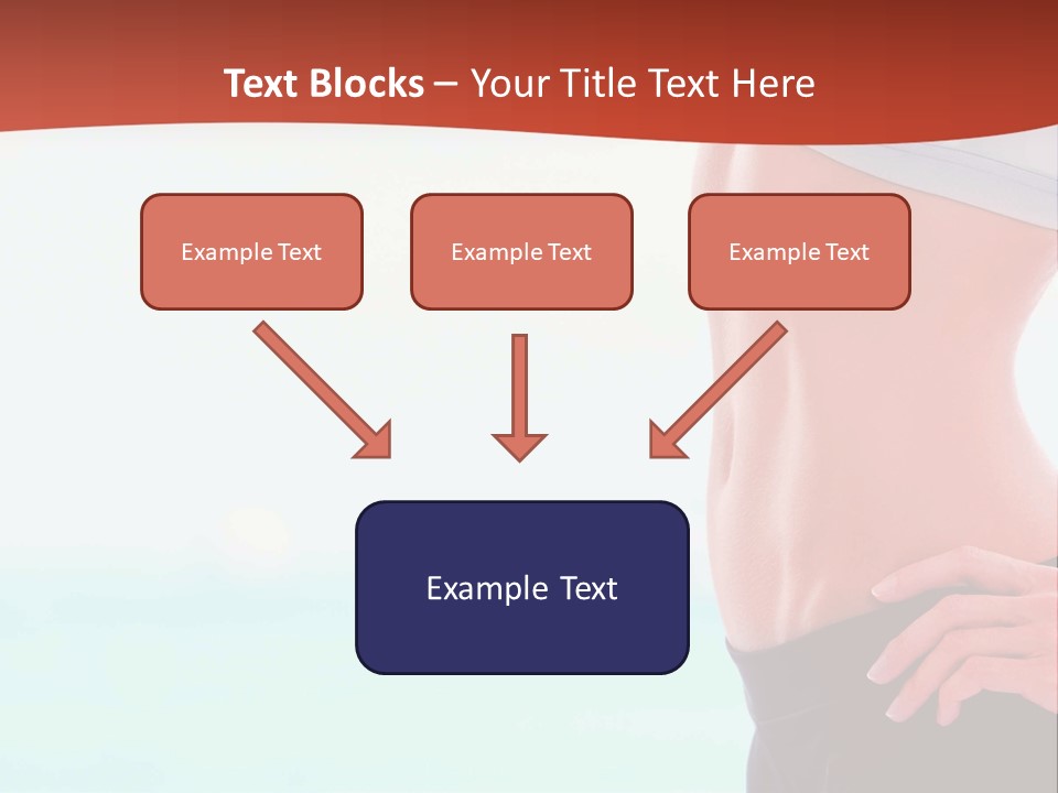 Fitness Losing Sea PowerPoint Template