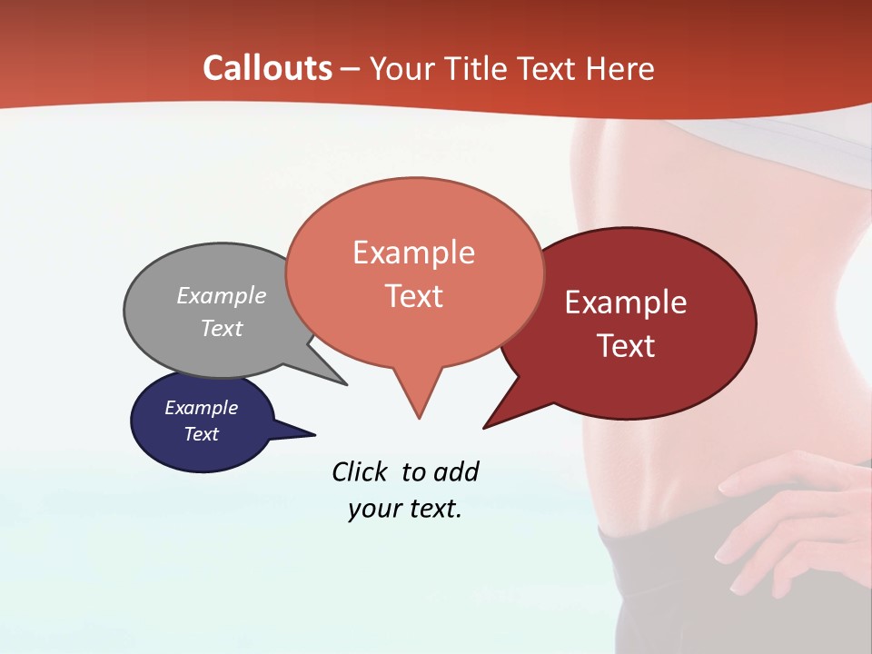 Fitness Losing Sea PowerPoint Template