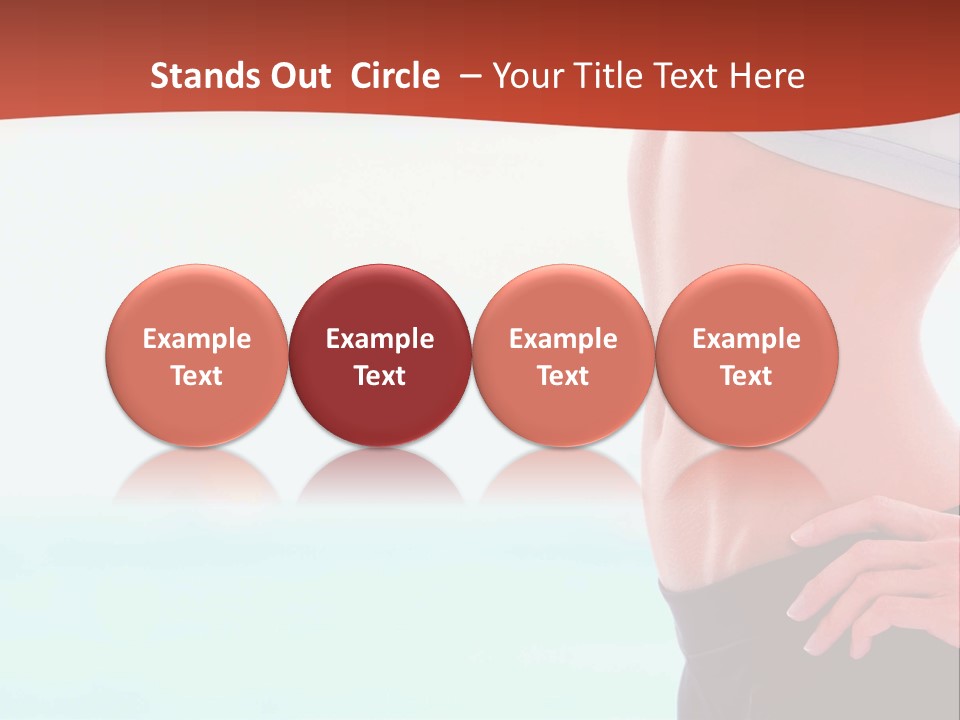 Fitness Losing Sea PowerPoint Template