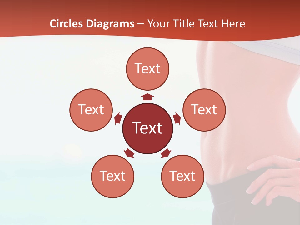 Fitness Losing Sea PowerPoint Template