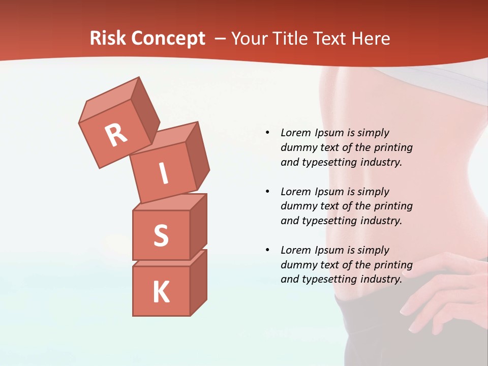 Fitness Losing Sea PowerPoint Template