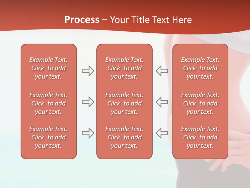Fitness Losing Sea PowerPoint Template