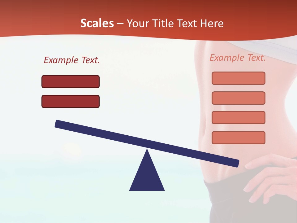 Fitness Losing Sea PowerPoint Template