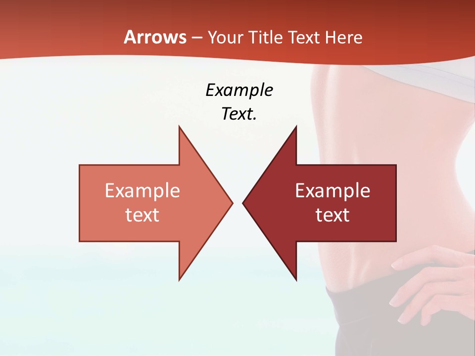 Fitness Losing Sea PowerPoint Template