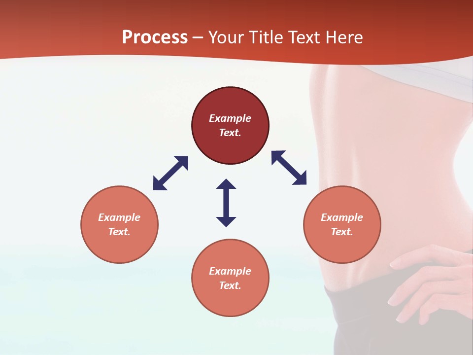 Fitness Losing Sea PowerPoint Template