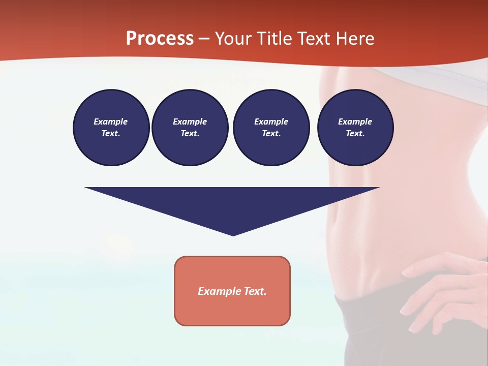 Fitness Losing Sea PowerPoint Template