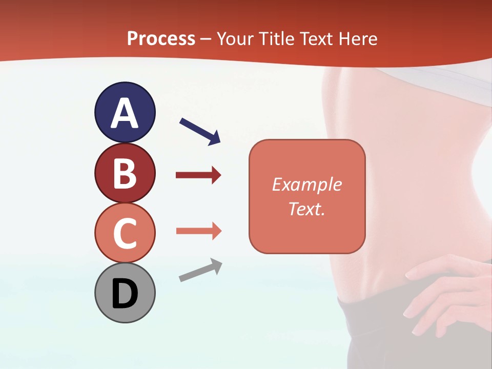 Fitness Losing Sea PowerPoint Template