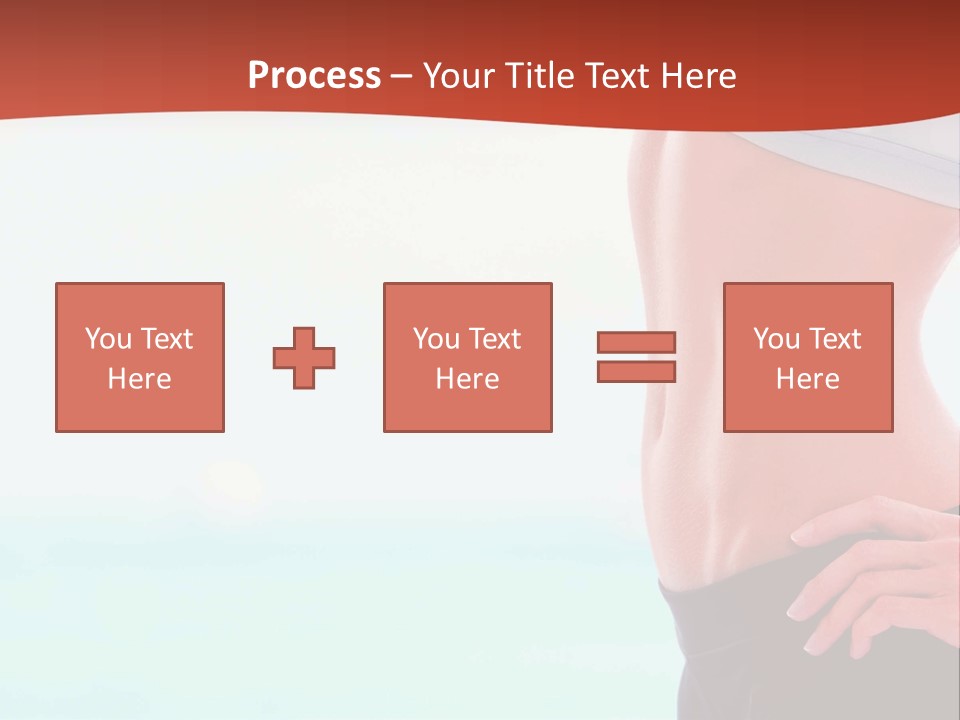 Fitness Losing Sea PowerPoint Template