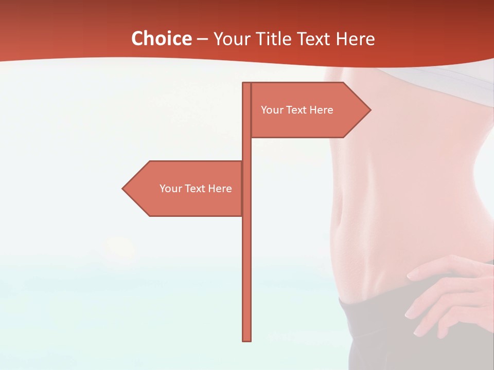 Fitness Losing Sea PowerPoint Template