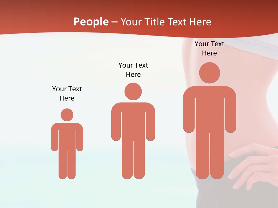 Fitness Losing Sea PowerPoint Template