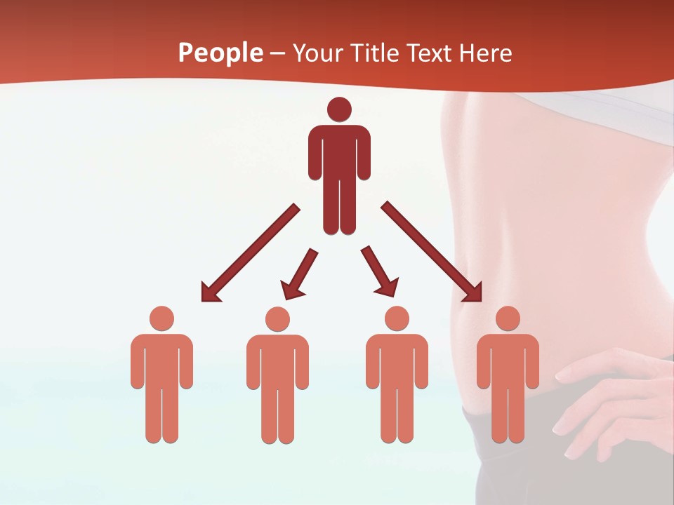 Fitness Losing Sea PowerPoint Template