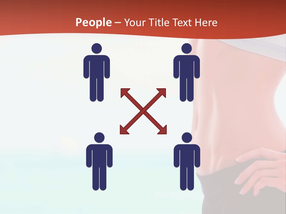 Fitness Losing Sea PowerPoint Template