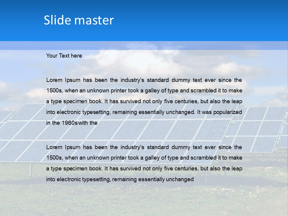 Barcelona Sun Fuel PowerPoint Template