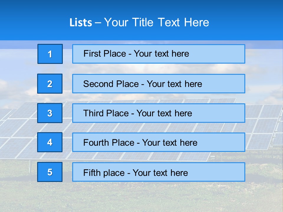 Barcelona Sun Fuel PowerPoint Template