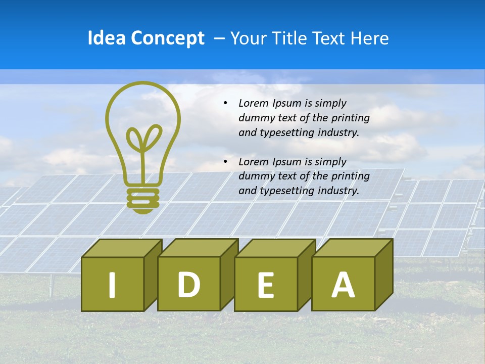 Barcelona Sun Fuel PowerPoint Template