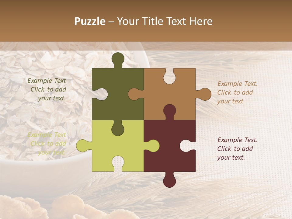 Lunch Pot Natural PowerPoint Template