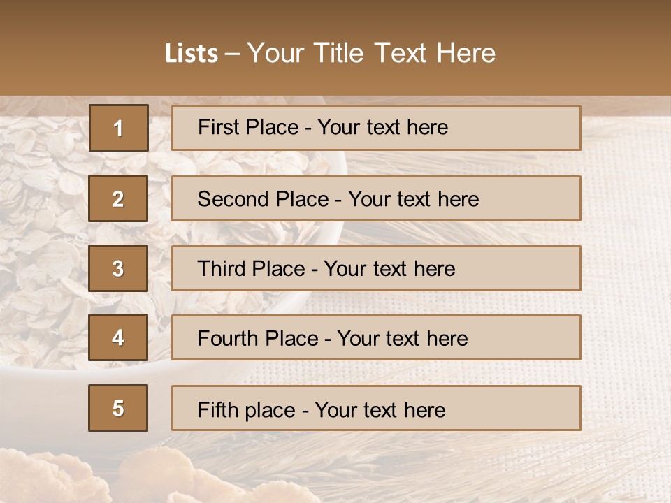 Lunch Pot Natural PowerPoint Template