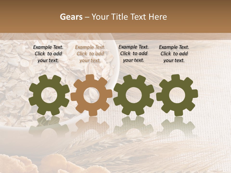 Lunch Pot Natural PowerPoint Template