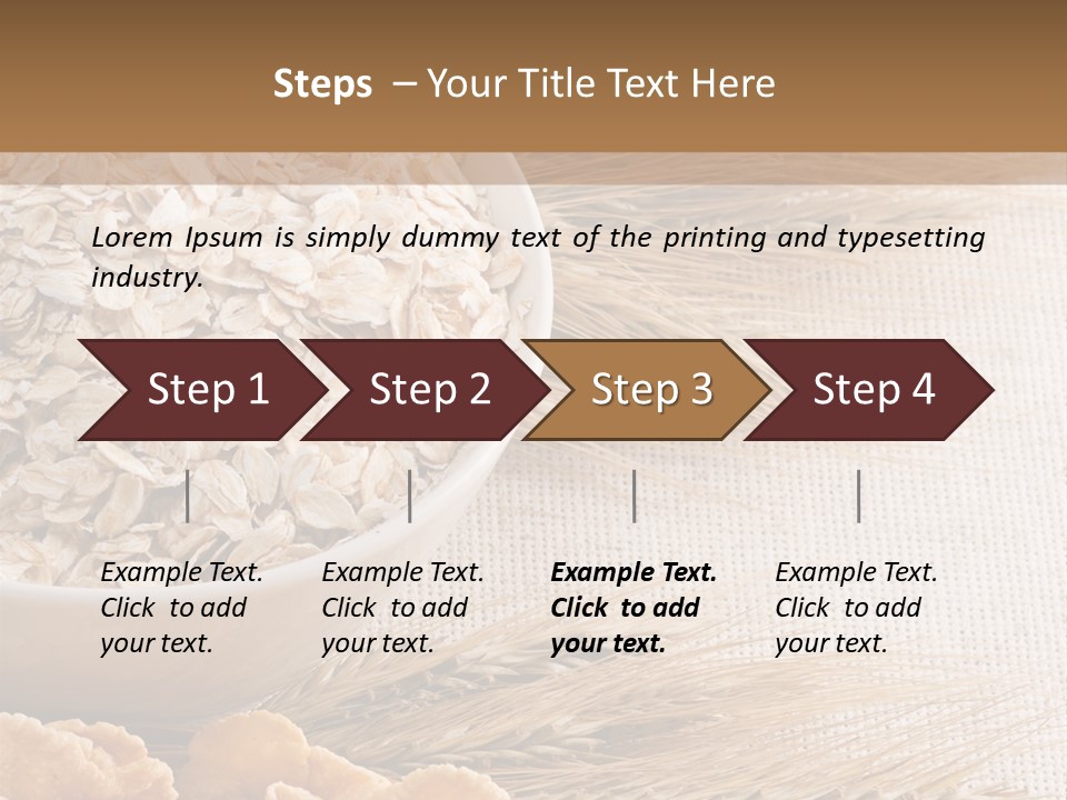 Lunch Pot Natural PowerPoint Template
