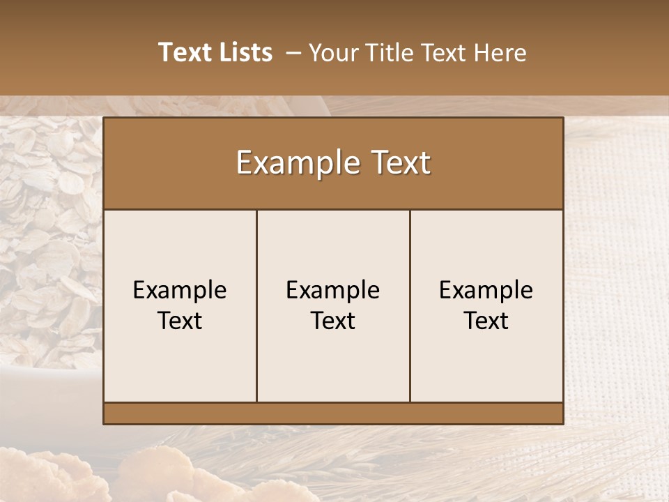 Lunch Pot Natural PowerPoint Template