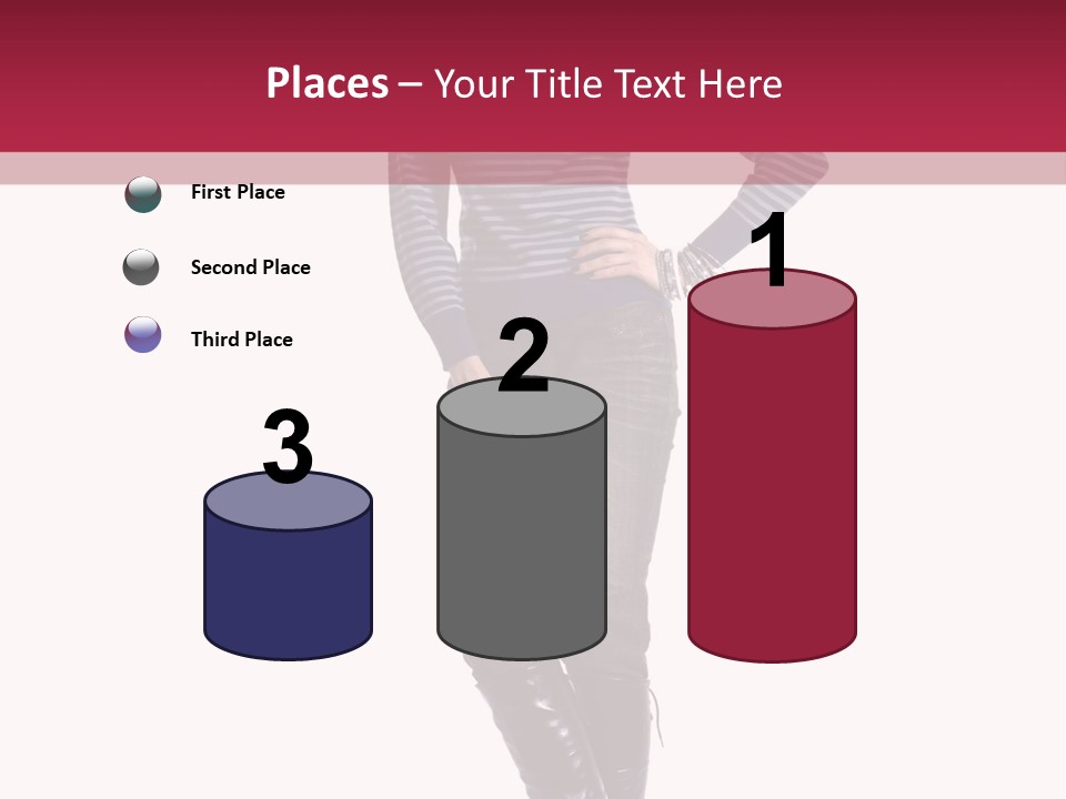 Elegance Young Scarf PowerPoint Template