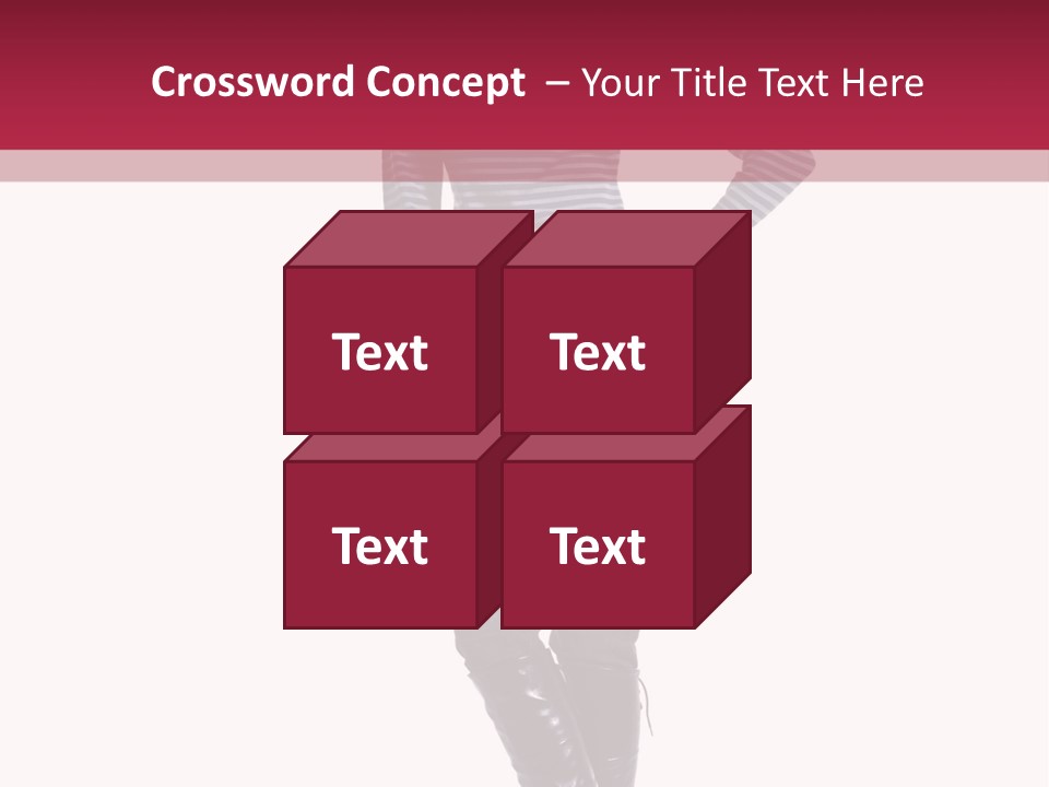 Elegance Young Scarf PowerPoint Template