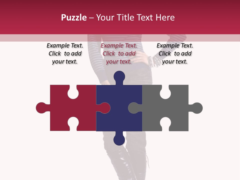 Elegance Young Scarf PowerPoint Template