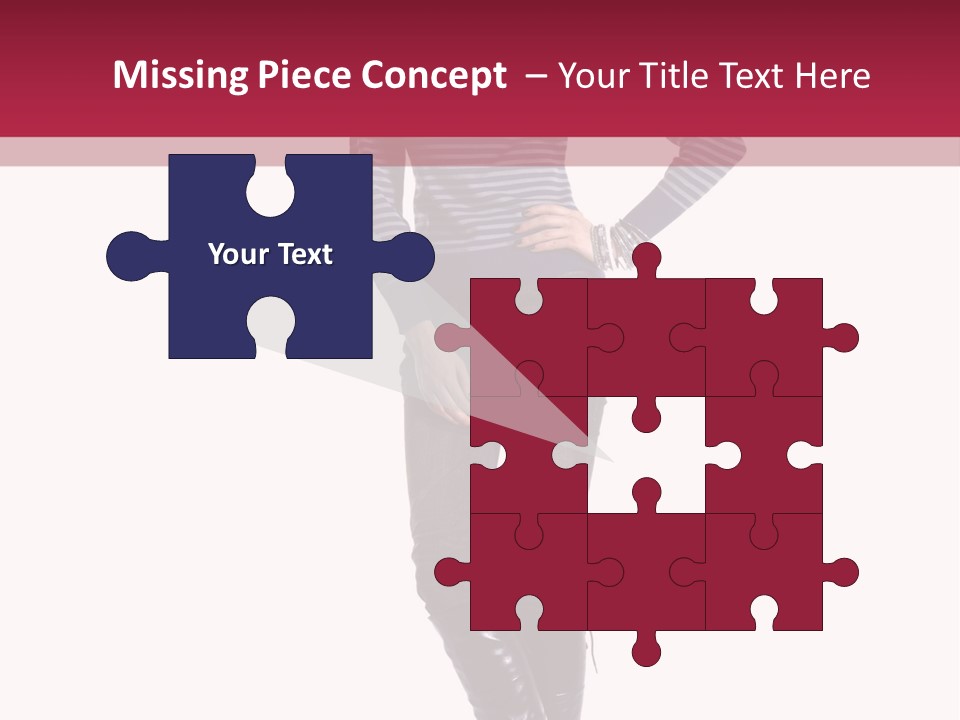 Elegance Young Scarf PowerPoint Template