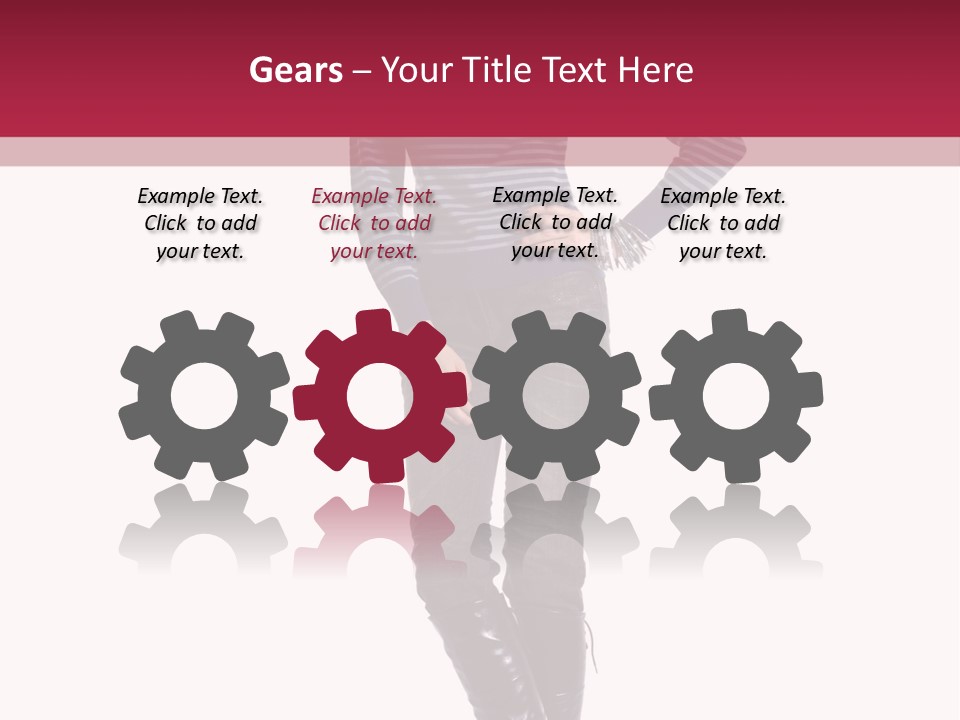 Elegance Young Scarf PowerPoint Template