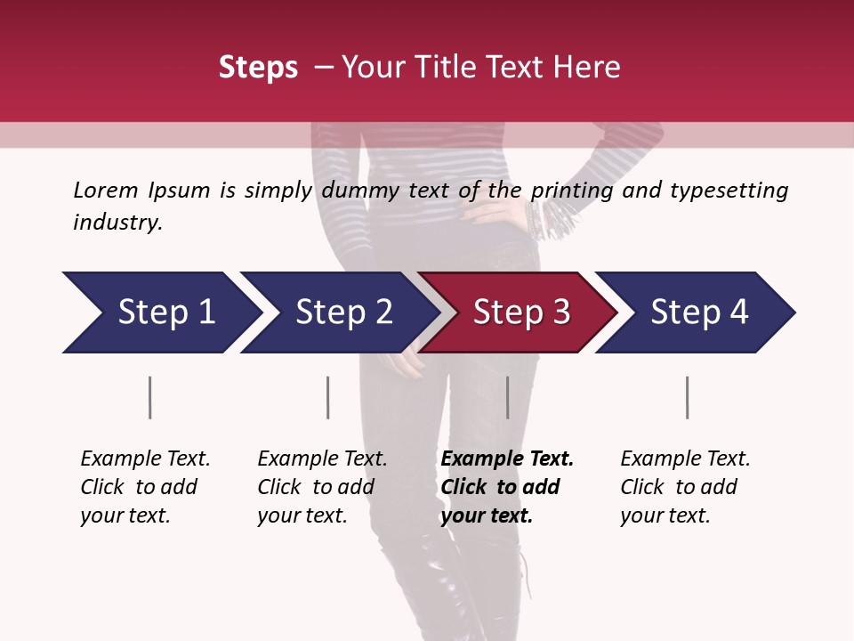 Elegance Young Scarf PowerPoint Template