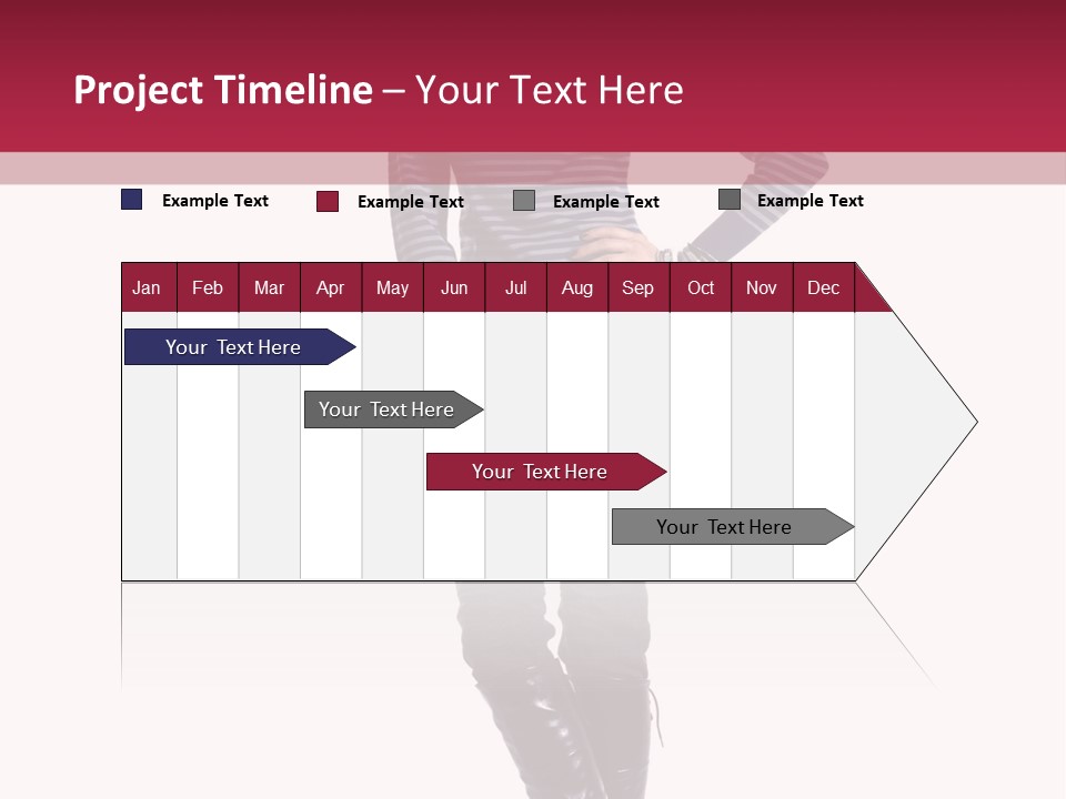 Elegance Young Scarf PowerPoint Template