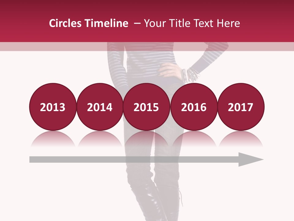 Elegance Young Scarf PowerPoint Template