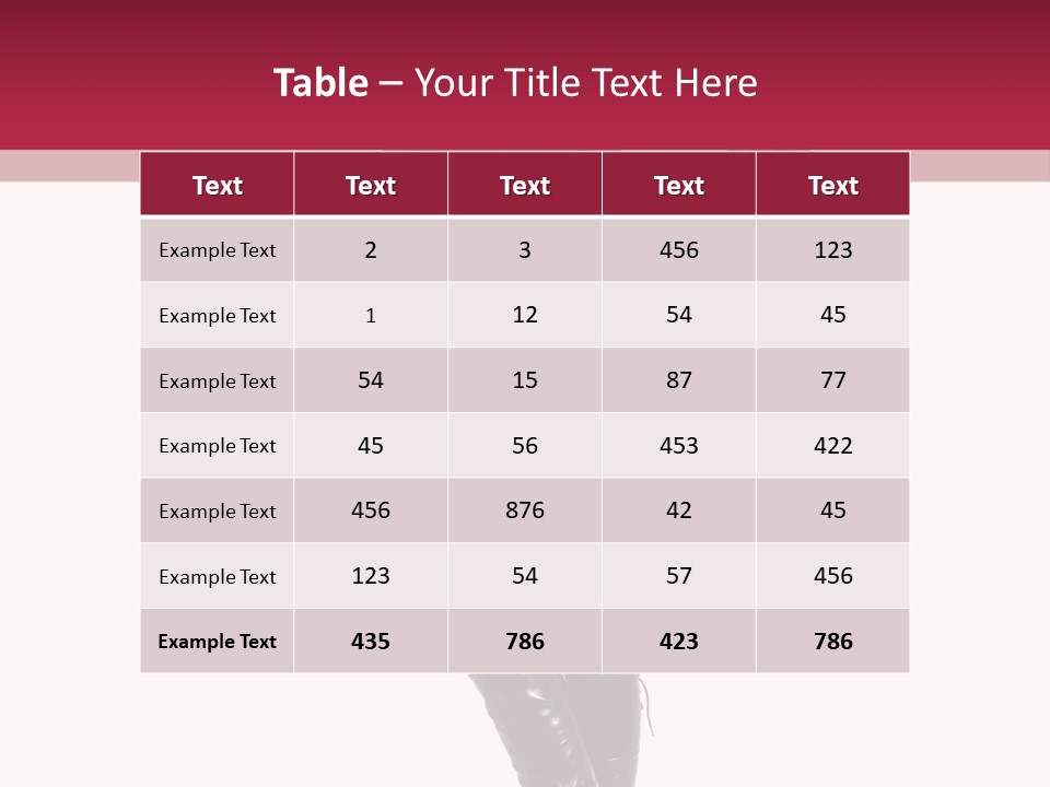 Elegance Young Scarf PowerPoint Template