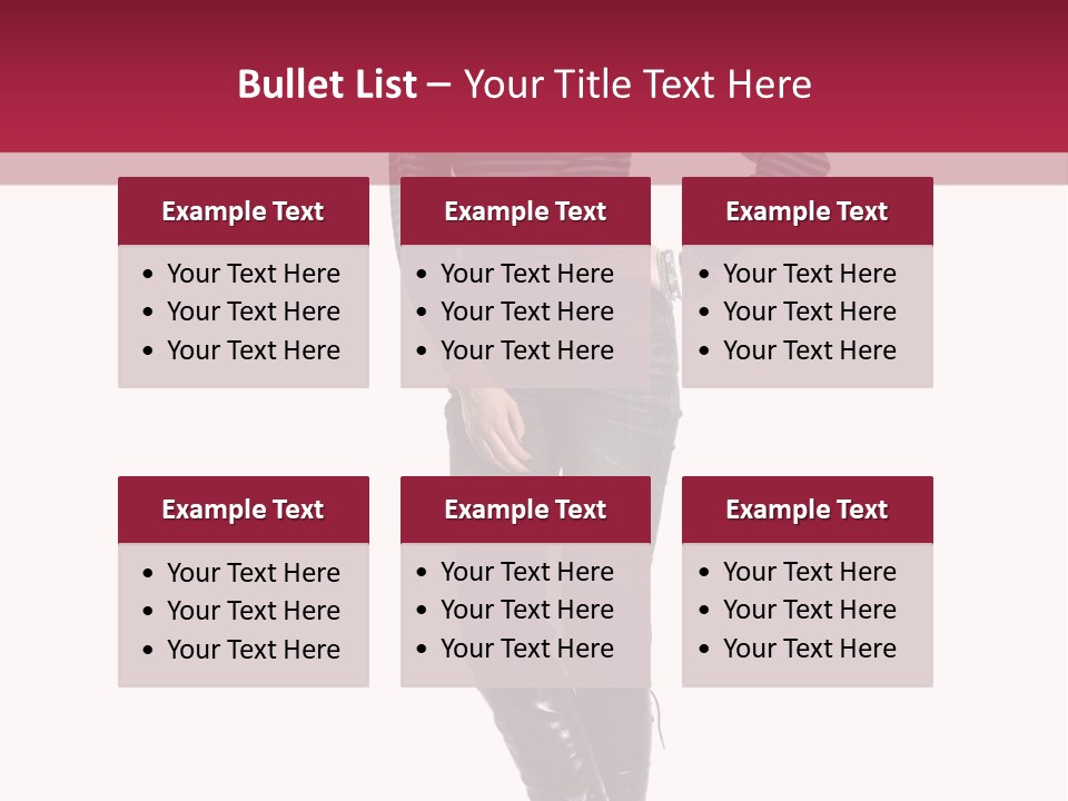 Elegance Young Scarf PowerPoint Template