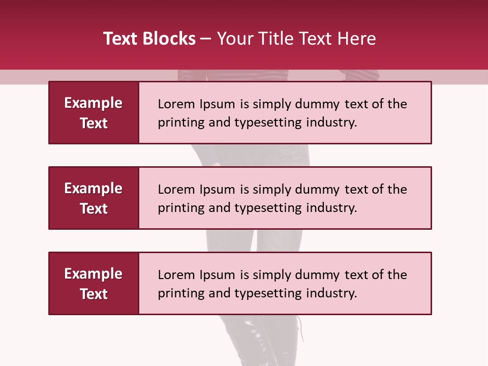 Elegance Young Scarf PowerPoint Template