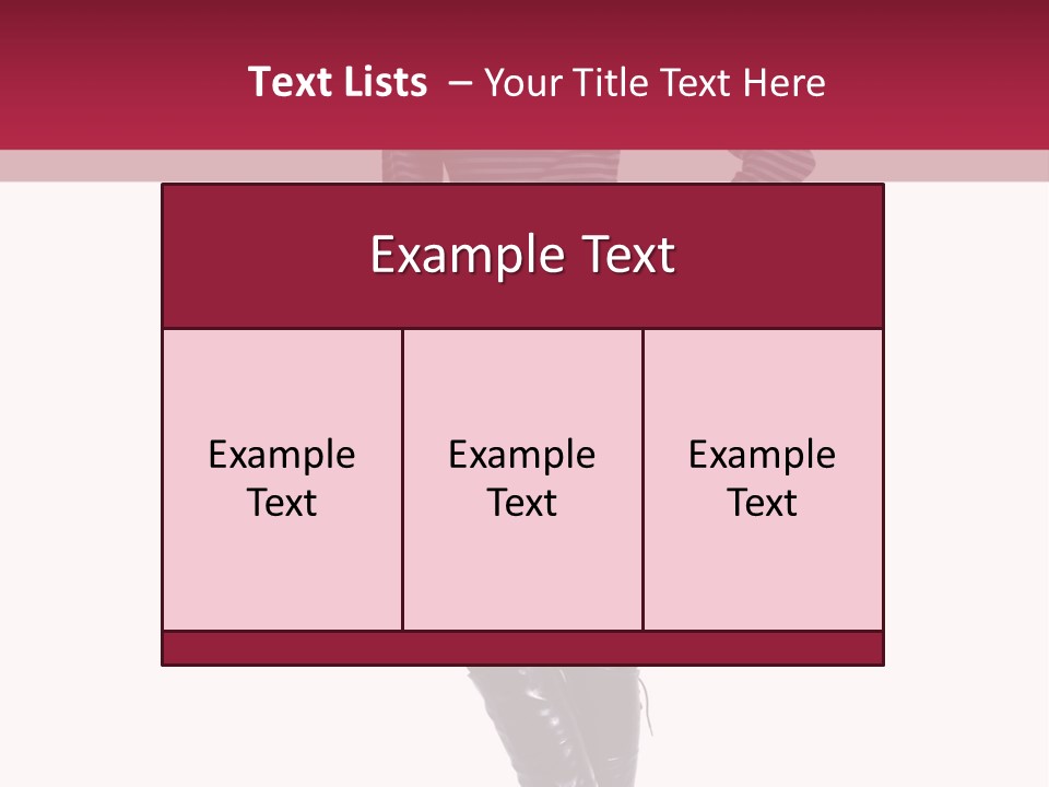 Elegance Young Scarf PowerPoint Template