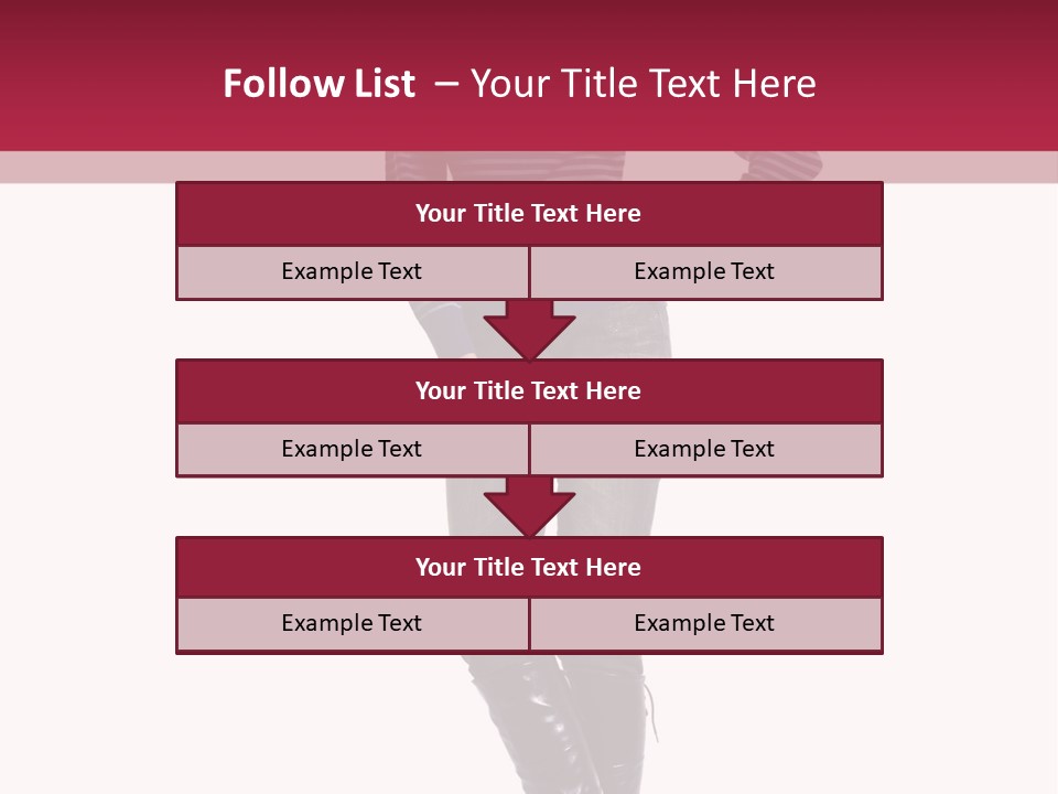 Elegance Young Scarf PowerPoint Template
