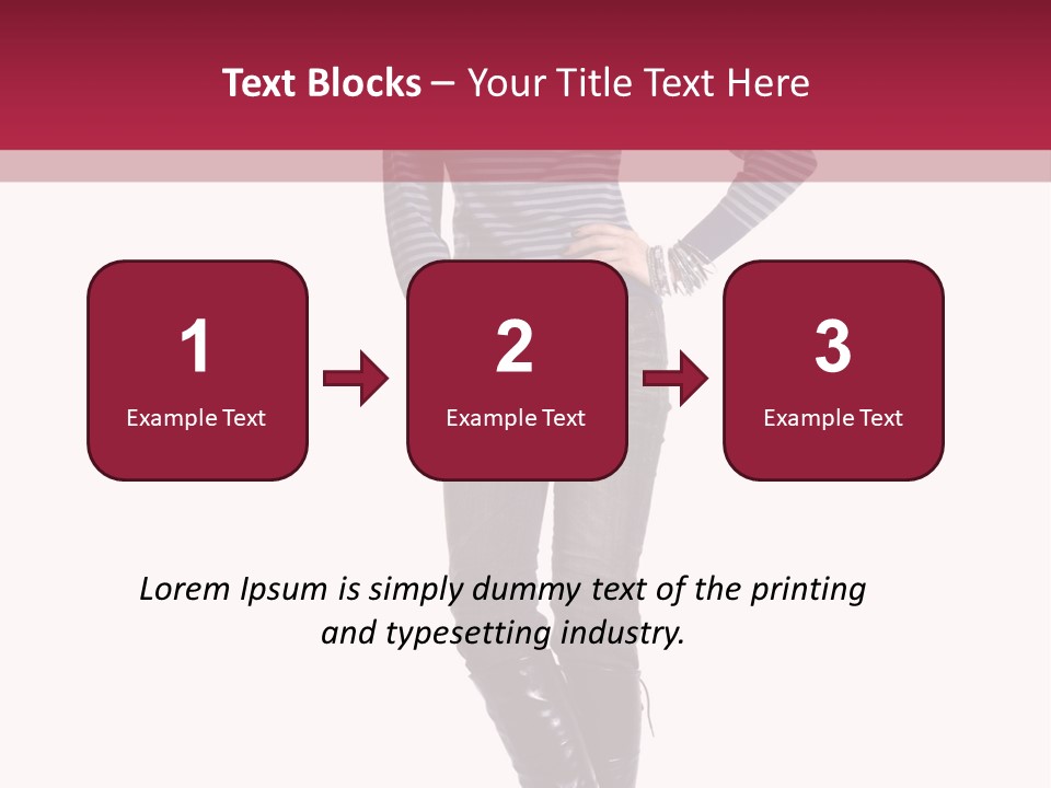 Elegance Young Scarf PowerPoint Template