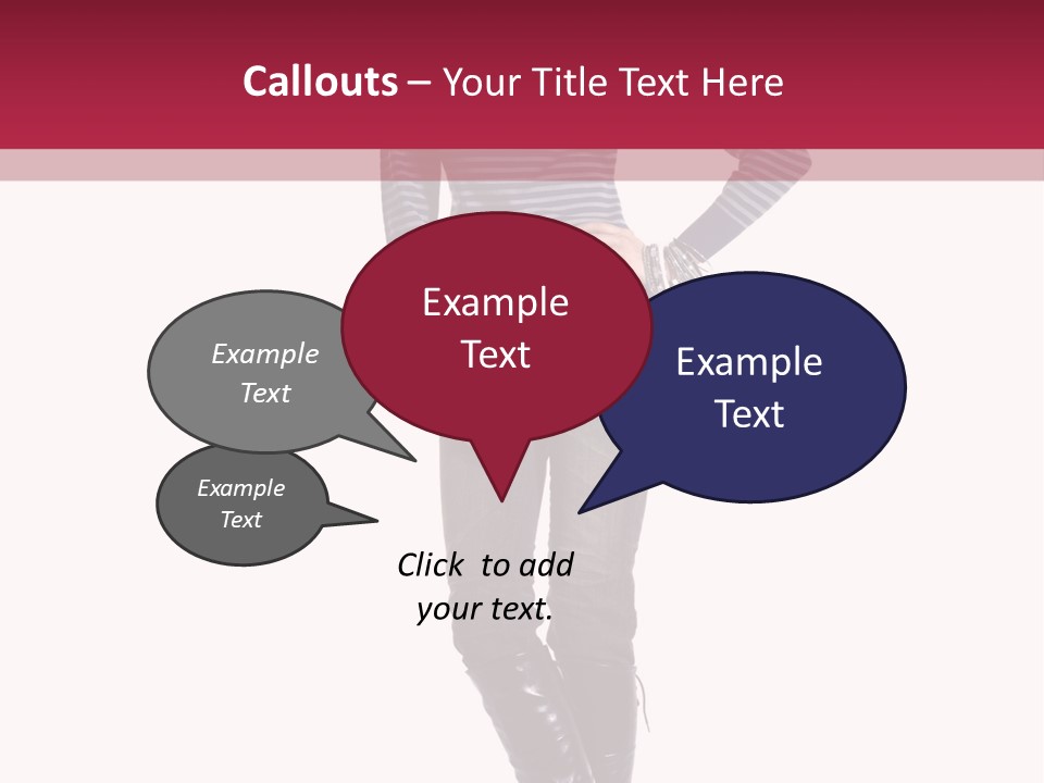 Elegance Young Scarf PowerPoint Template