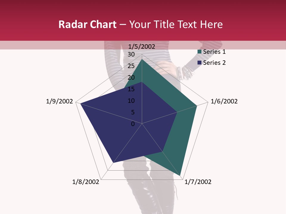 Elegance Young Scarf PowerPoint Template