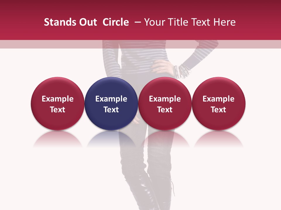 Elegance Young Scarf PowerPoint Template