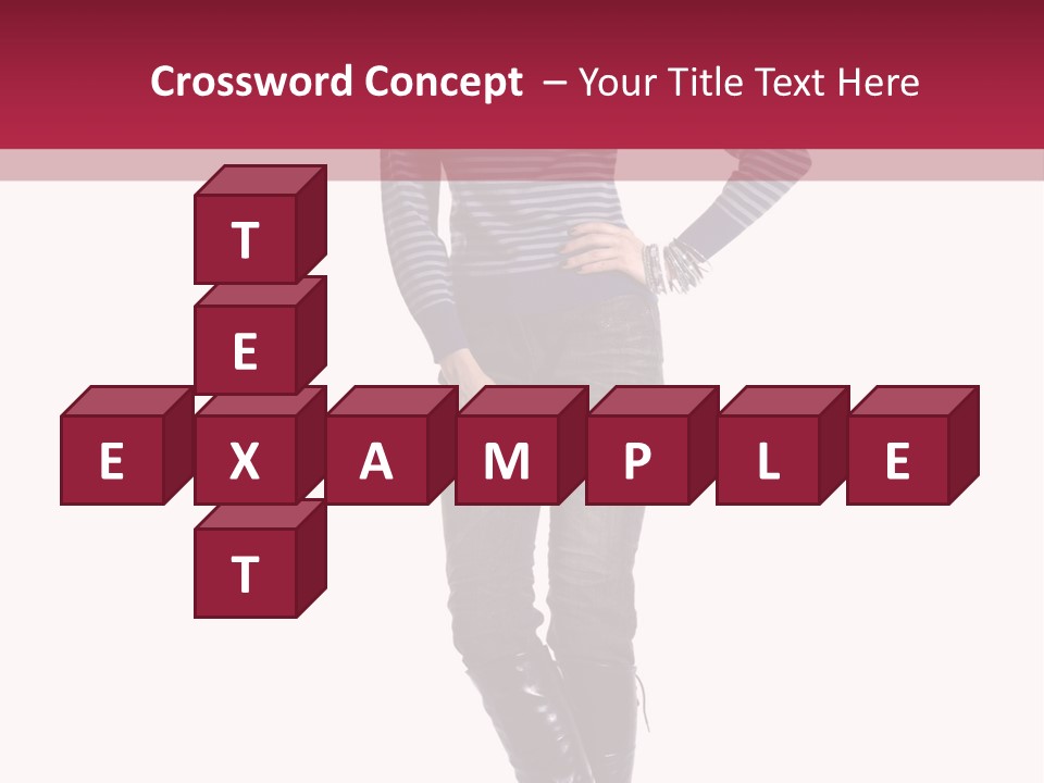 Elegance Young Scarf PowerPoint Template