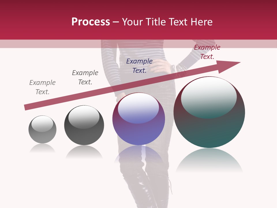 Elegance Young Scarf PowerPoint Template